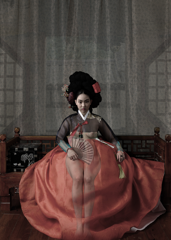 woman of the Joseon Dynasty Nude Series #3,2018,120x168.5cm