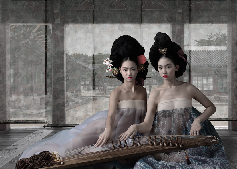 women of the Joseon dynasty nude series #14,2018,120 x168cm 