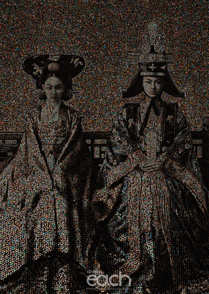 Joseon Dynasty Royal family series, Empress #14  120cmx168,87cm,2017