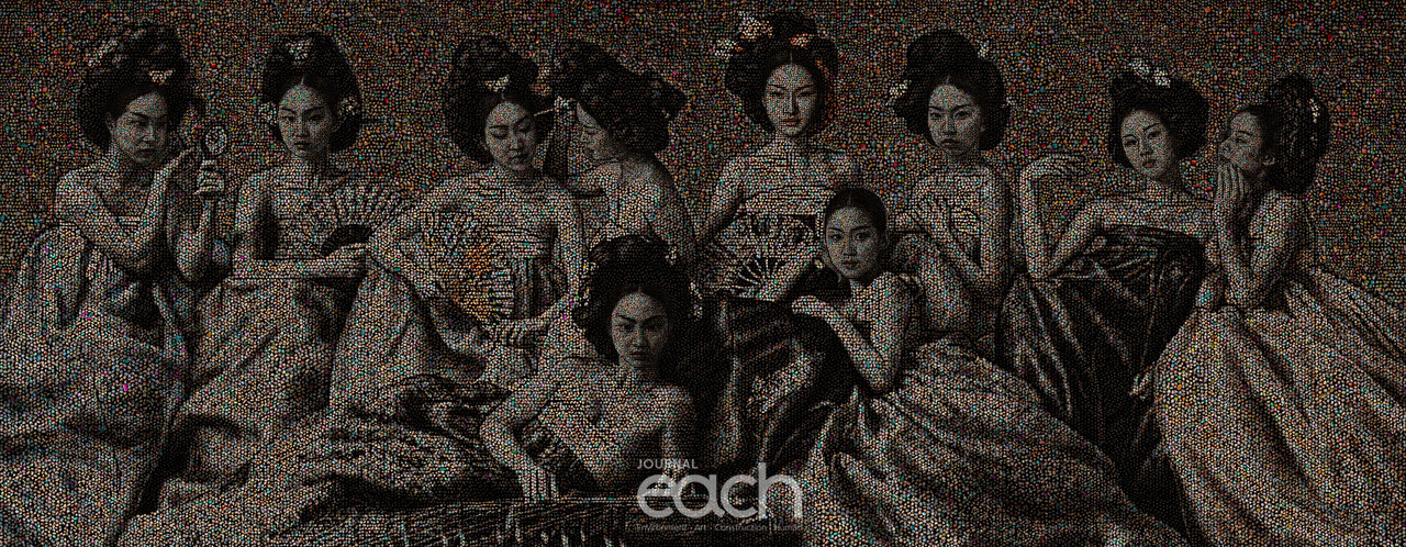 women of the joseon dynasty series #19-1, kiseang,2016,150x386cm
