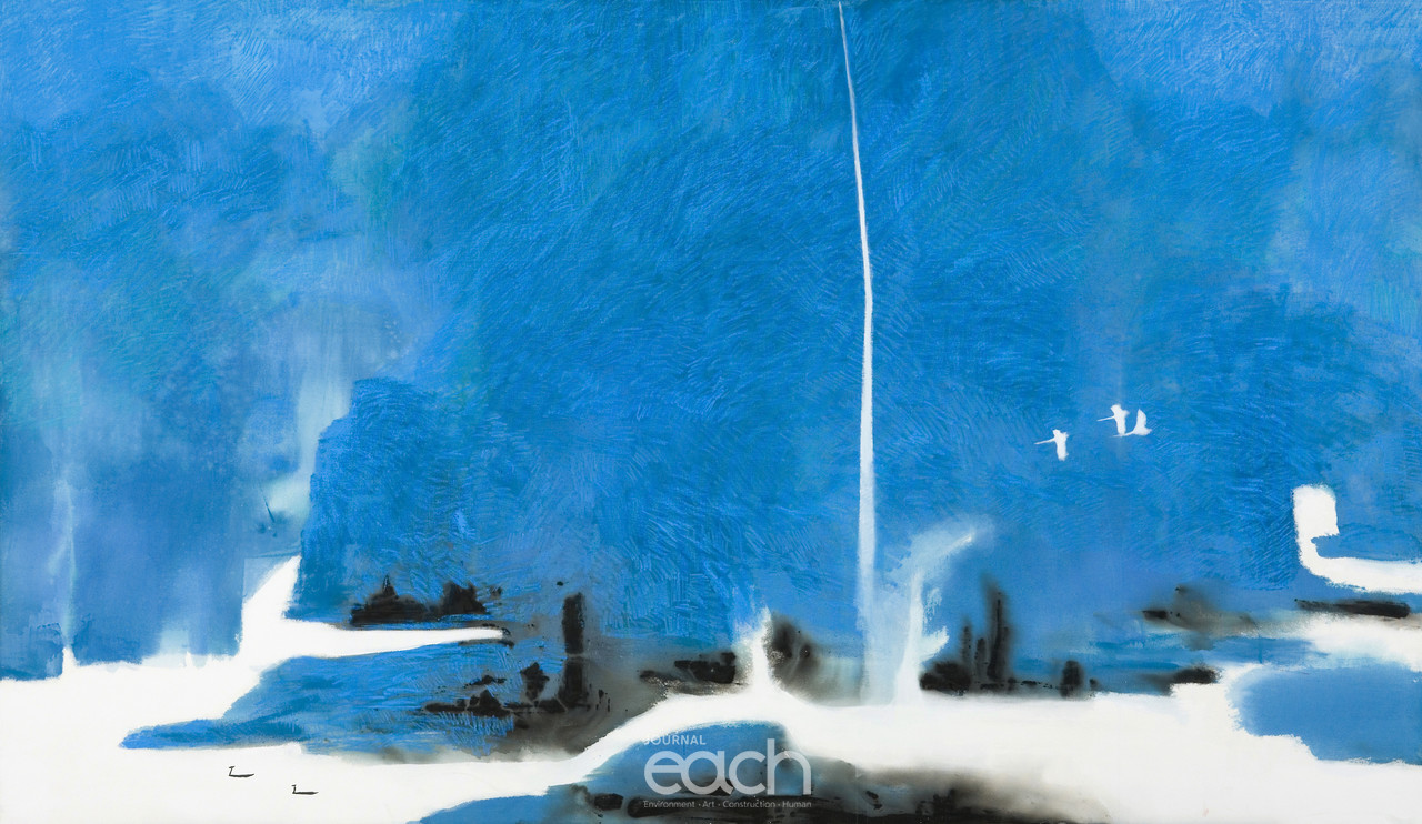 3. Utopia-A companion-Ink-Stick and Acrylic on Canvas244x143cm 2006.4000만원