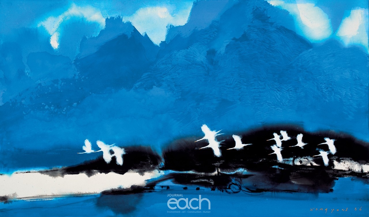 3. Utopia-A companion-Ink-Stick and Acrylic on Canvas244x143cm,2006. 4000만원