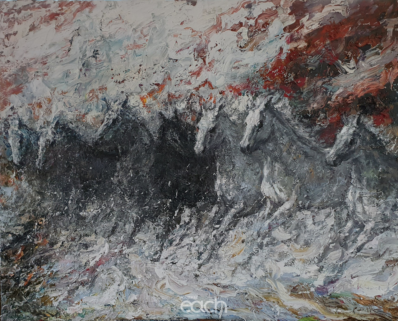 야생마의 질주   100호F   2016