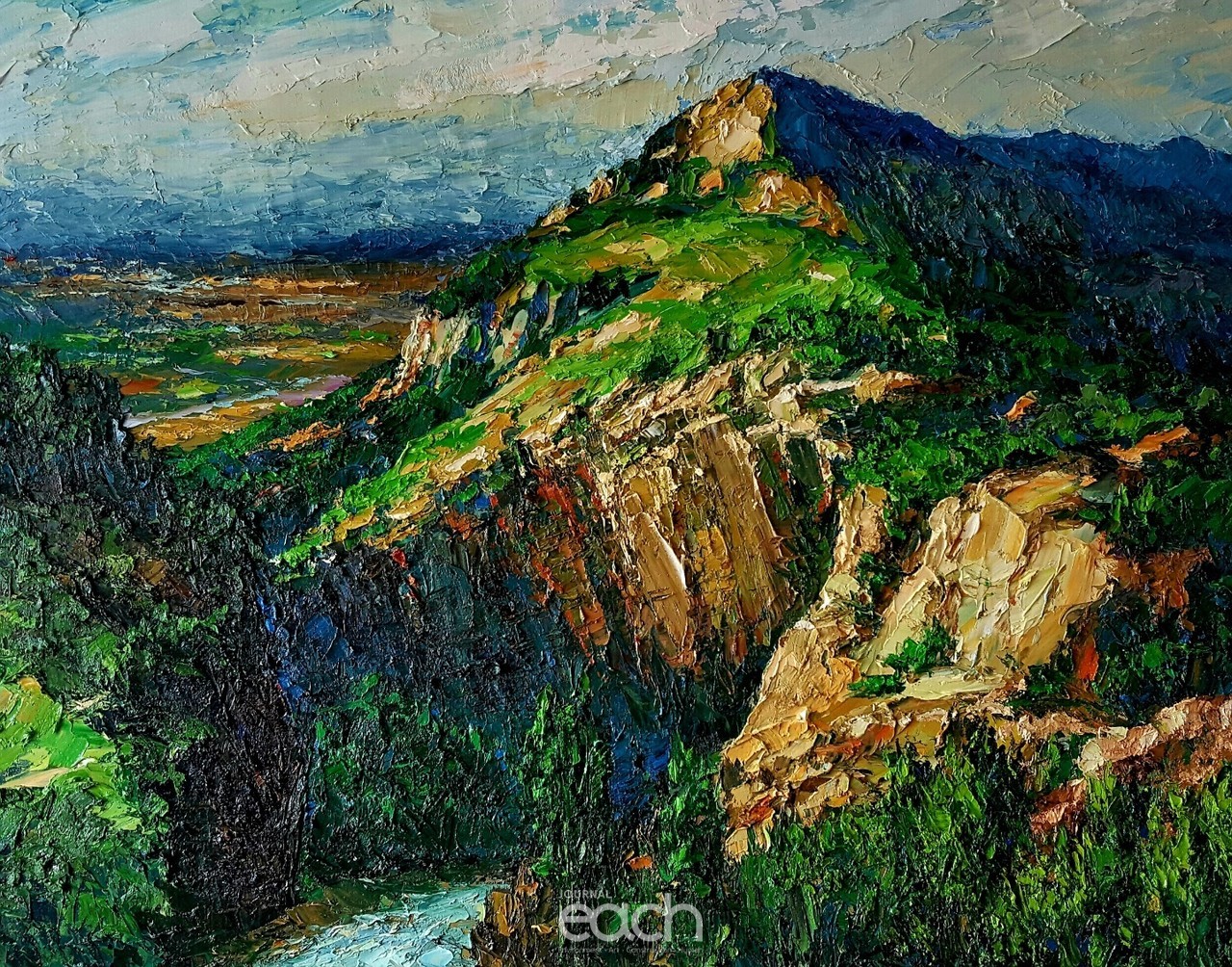East Mountain 116x91cm Oil on Canvas 201