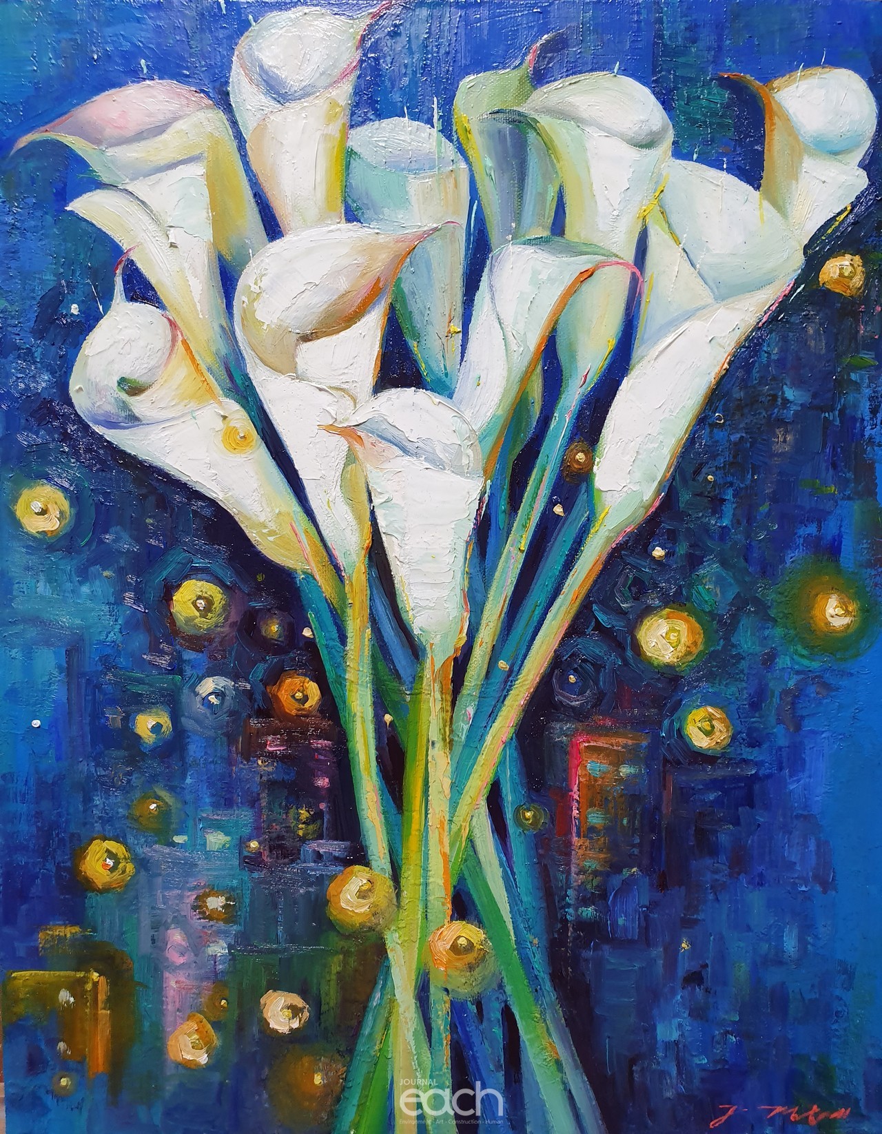 Classic of city 46×38 oil on canvas