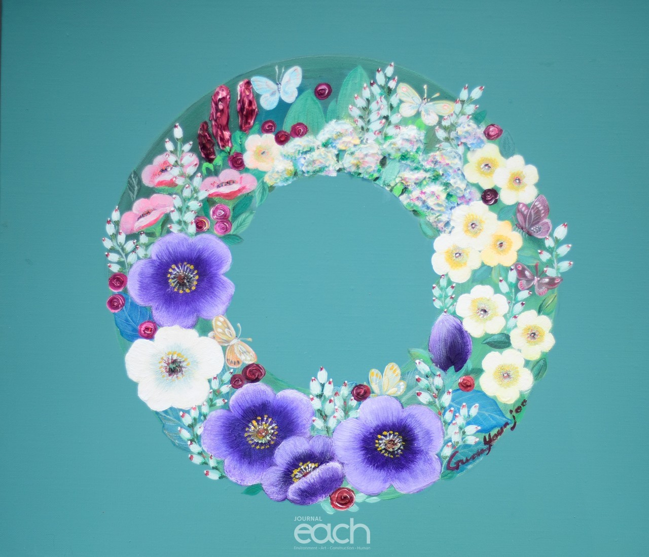 인연53x45.5cm acrylic on canvas 2019 