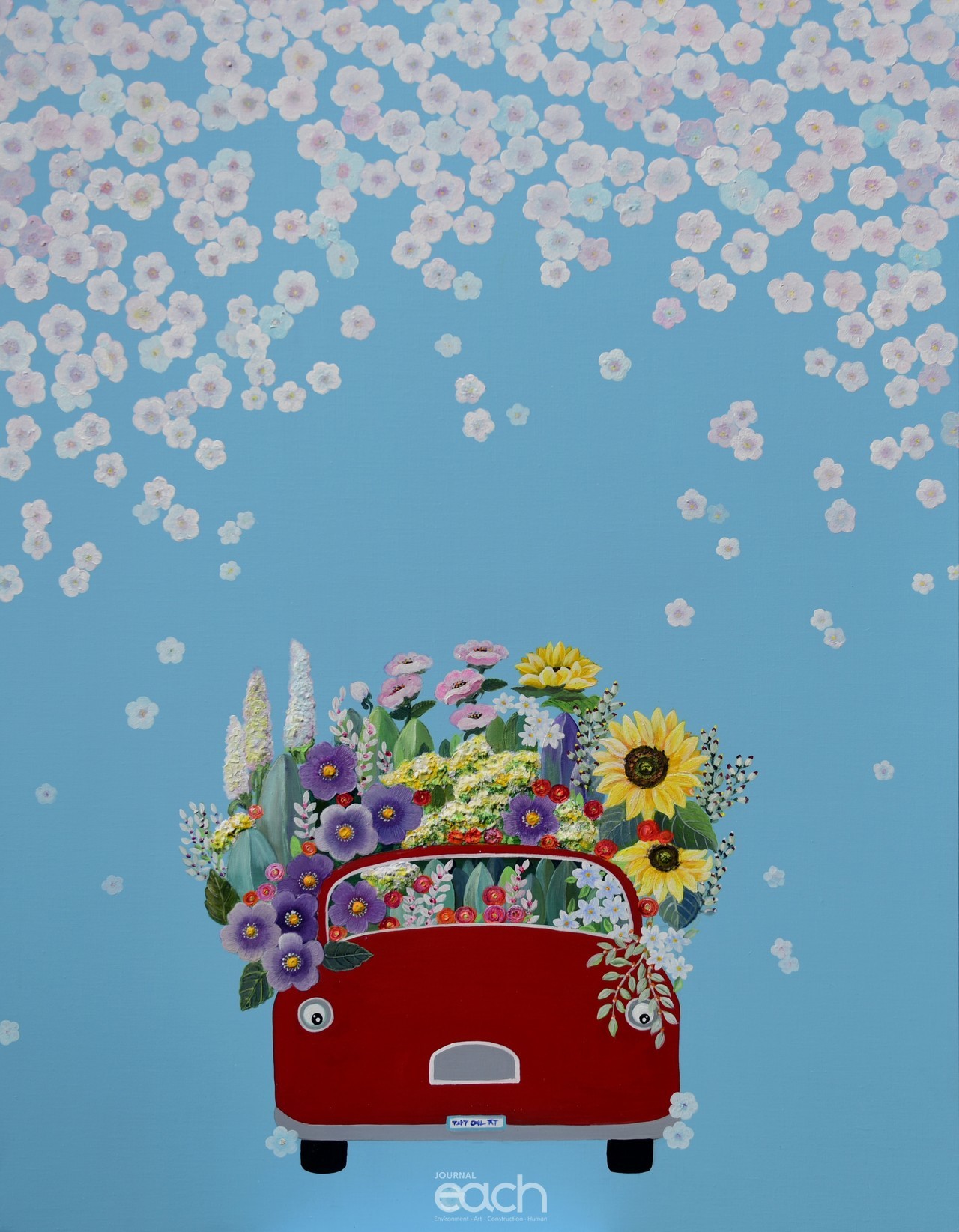 행복마중가20#25 116.7x91.0acrylic on canvas 2020