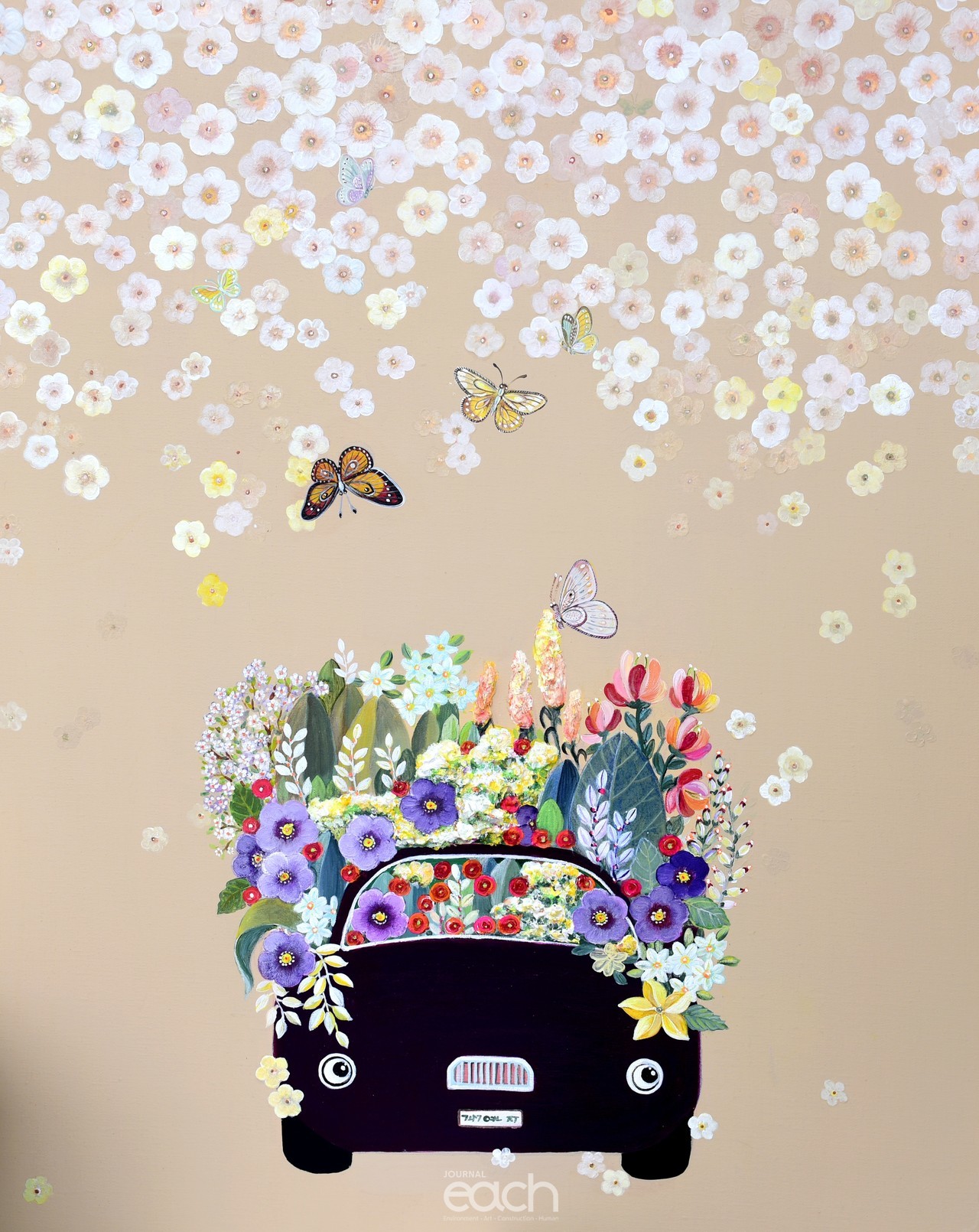 행복여행20#32  91x72.7 acrylic on canvas 2020