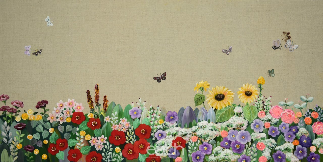 행복여행100x80.3acrylic on canvas 2020