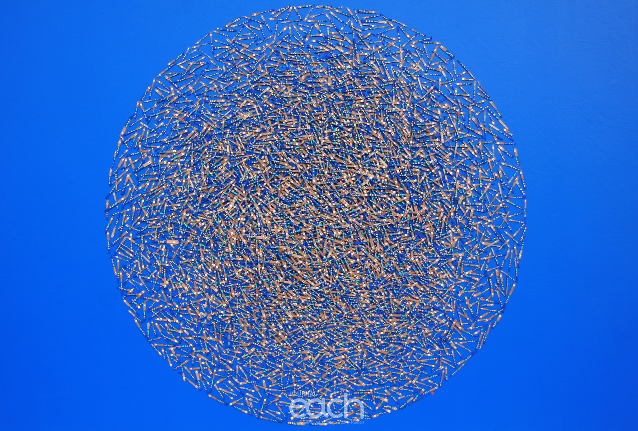 FISH2019-057C-가로167~세로112cm-장지에 호두나무 조각, 아크릴릭-2019년작