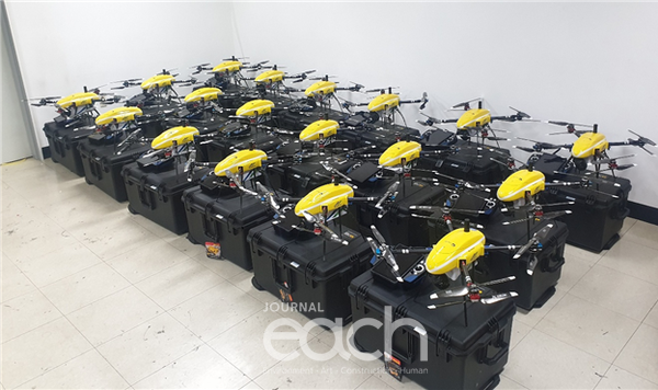 보급 드론장비 (자료제공 - 국토교통부 )
