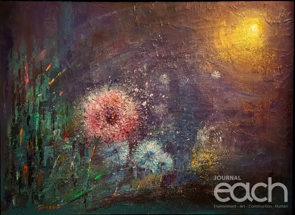 꽃은 꽃이라 말하지 않아도 꽃이듯 65.1x53.0  Oil on canvas