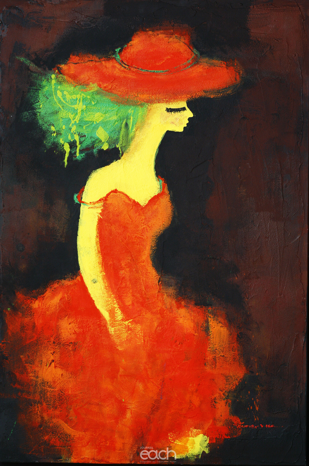 1.파티에간 여인  90.9+65.1      mixd media   2015