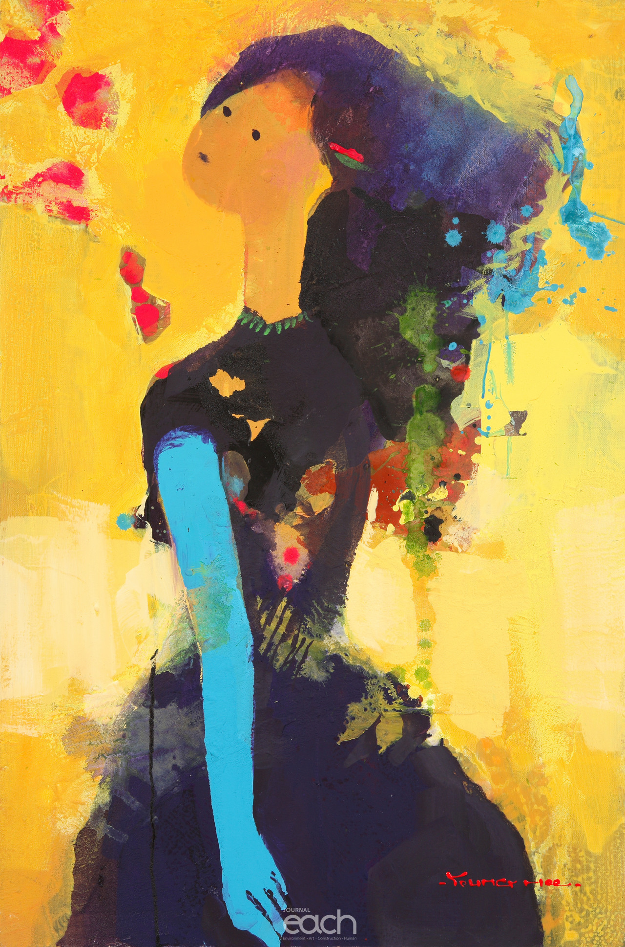 4.봄바람 138.0+100  mixedmedia on canvas 2012년