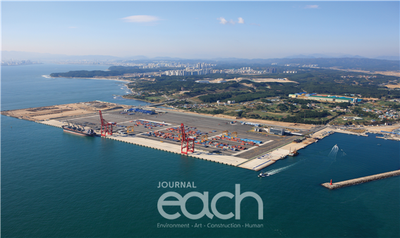 포항신항 컨테이너부두(케이슨식)