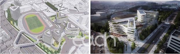 한남대 캠퍼스 혁신파크 조감도(자료제공 : 국토교통부)