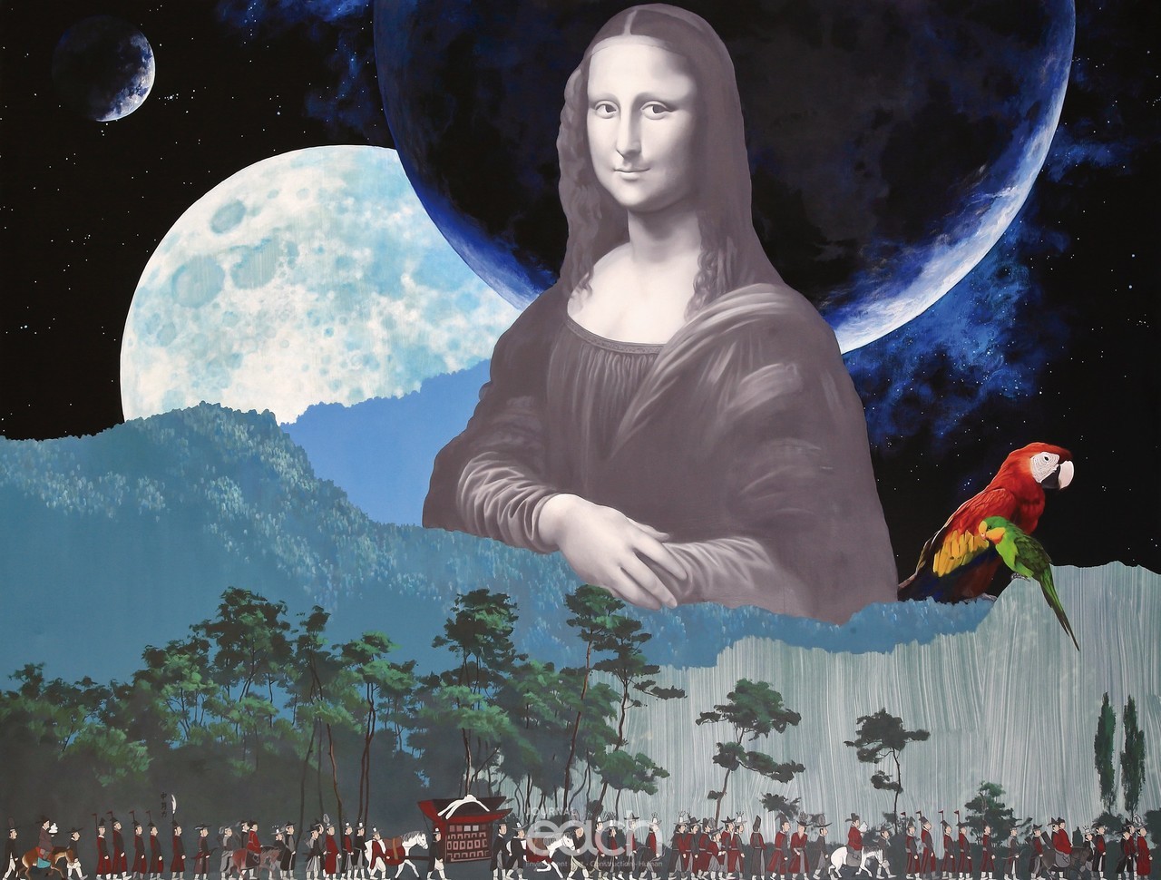 시뮬라크르12-19-14_259.1x193.9cm_Oil on canvas