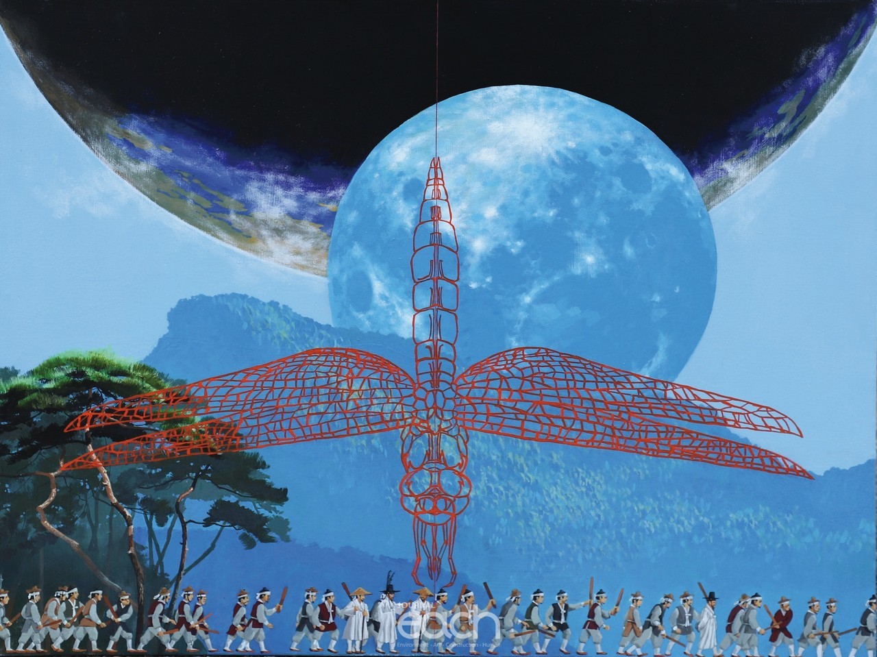 시뮬라크르18-19-34_90.9x72.7cm아크릴+유화