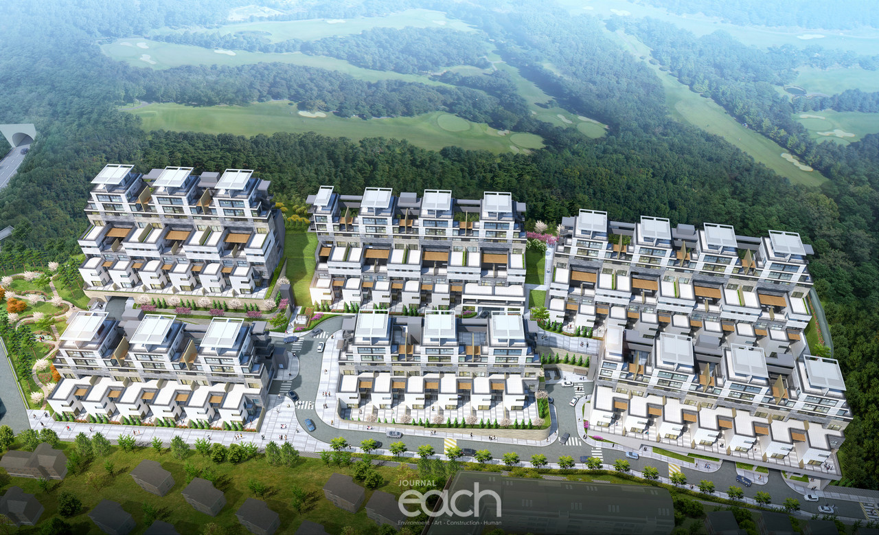 용인 ‘죽전 테라스 & 139’ 하우스 조감도