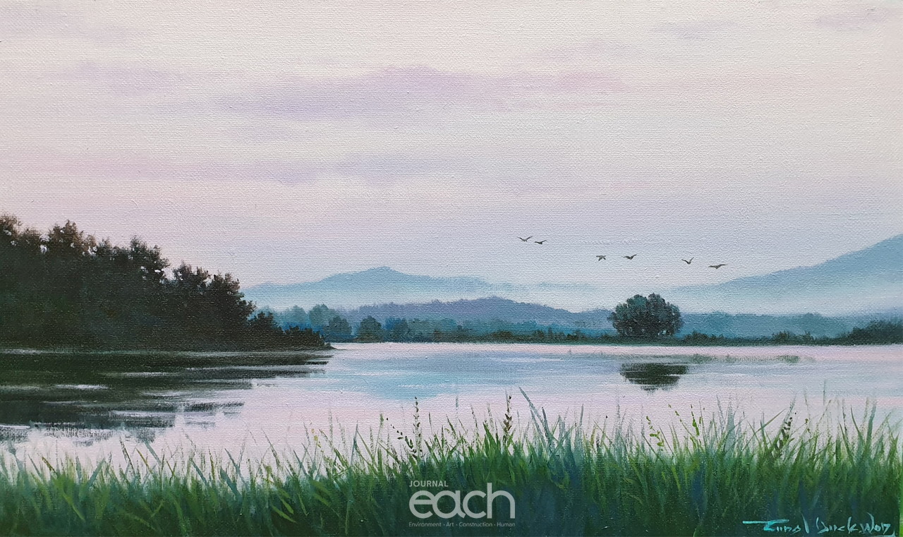 시선이 머무는 곳에 45.5×27.3 oil on canvas