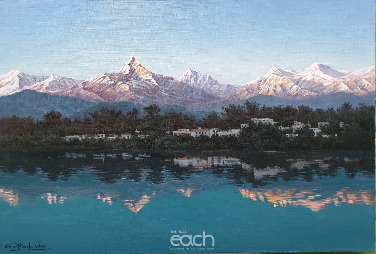 시선이 머무는 곳에 72.7×50.0 oil on canvas