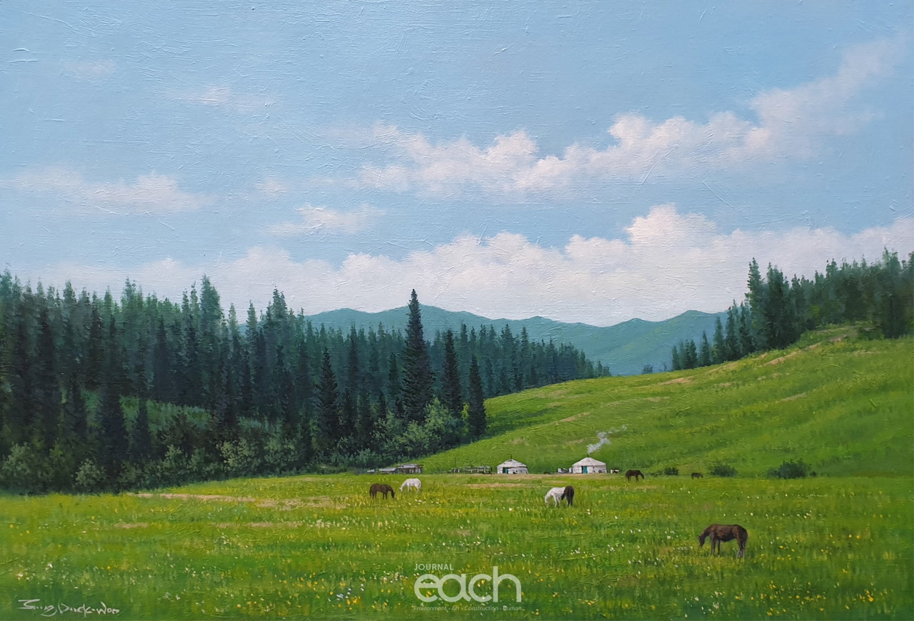 시선이 머무는 곳에 72.7×50.0 oil on canvas