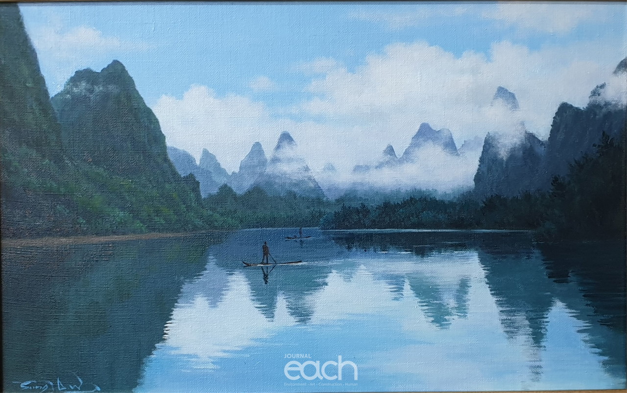 시선이 머무는 곳에 53.0×33.3 oil on canvas