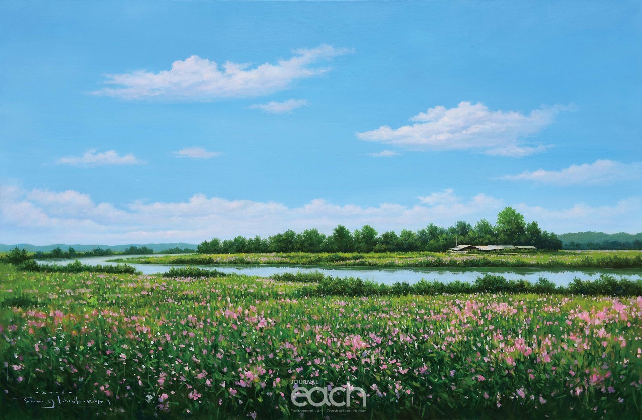 시선이 머무는 곳에 145.5×97.0 oil on canvas