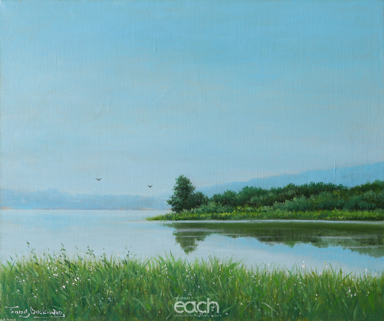 시선이 머무는 곳에 45.5×38.0 oil on canvas