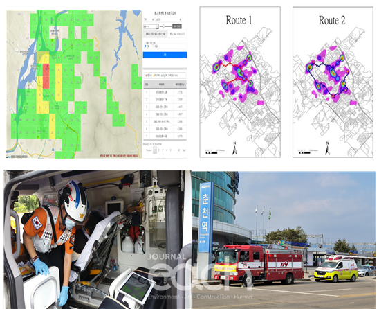 인공지능 119 구급 예측 플랫폼(자료제공 : 강원도청)