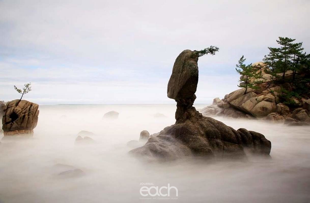 만조 때의 서낭바위 모습 (이미지 제공 : 강원 민준규 사진가)