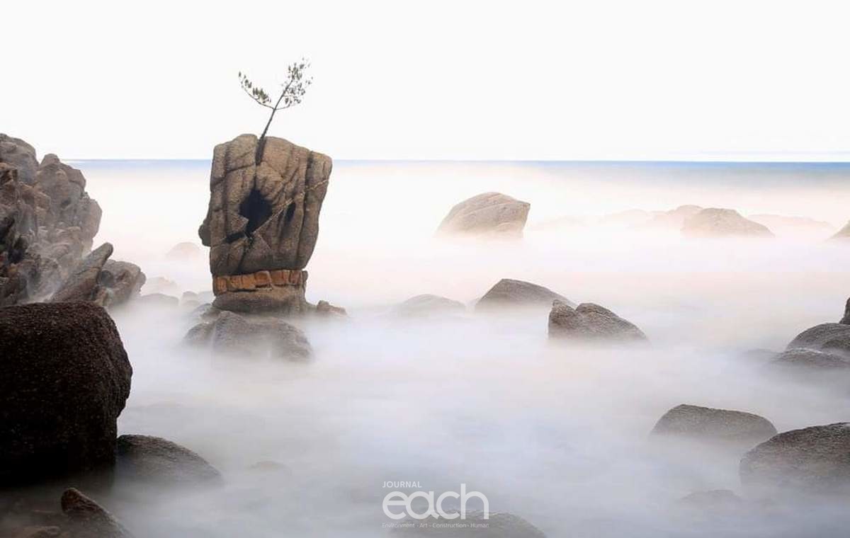 만조 때의 서낭바위 모습 (이미지 제공 : 강원 민준규 사진가)