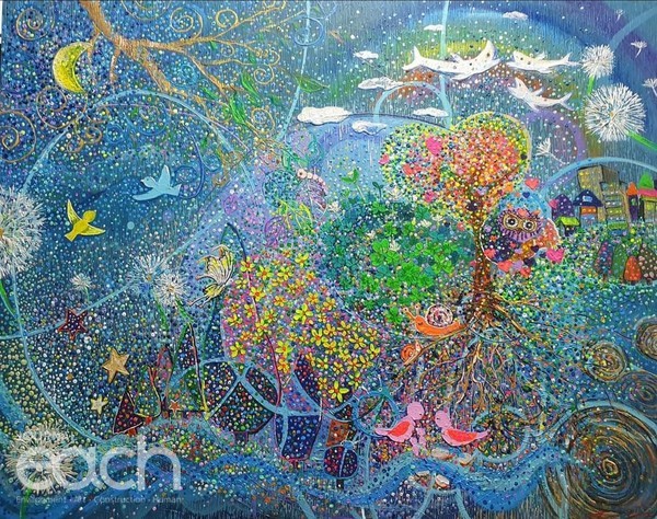 공존(생의 뿌리) Acrylic on canvas 116×81 2021