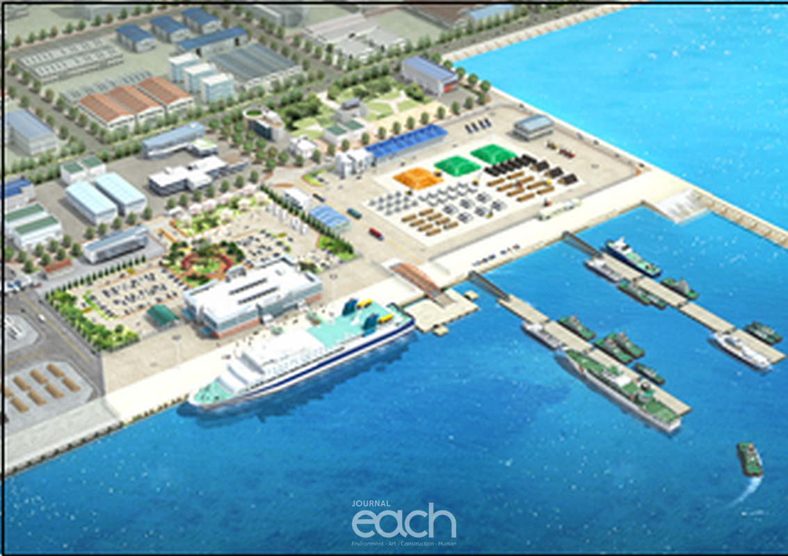 (그림 6) 대산항 국제 여객터미날 전경