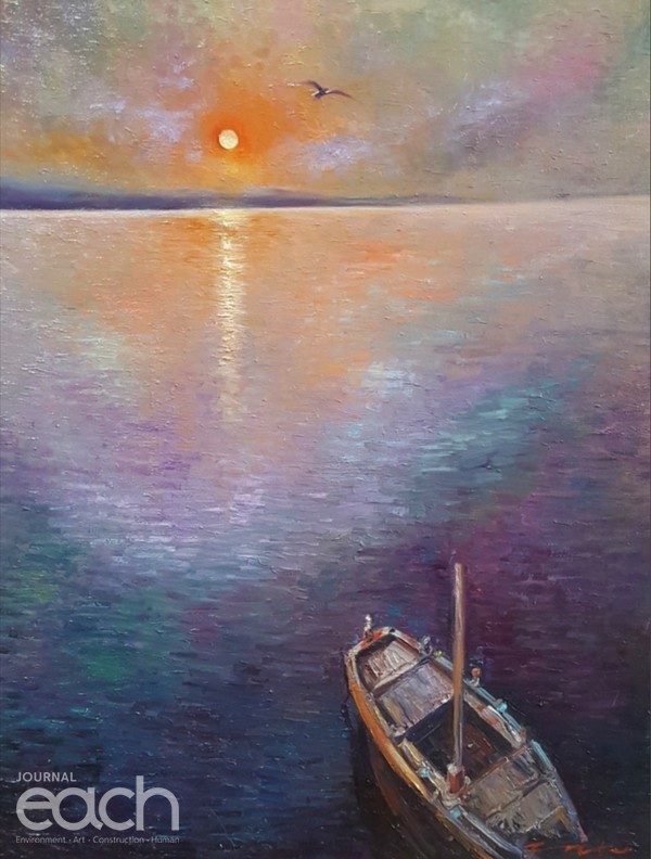 더 높이 더 멀리 45.5×53.0  Oil on canvas