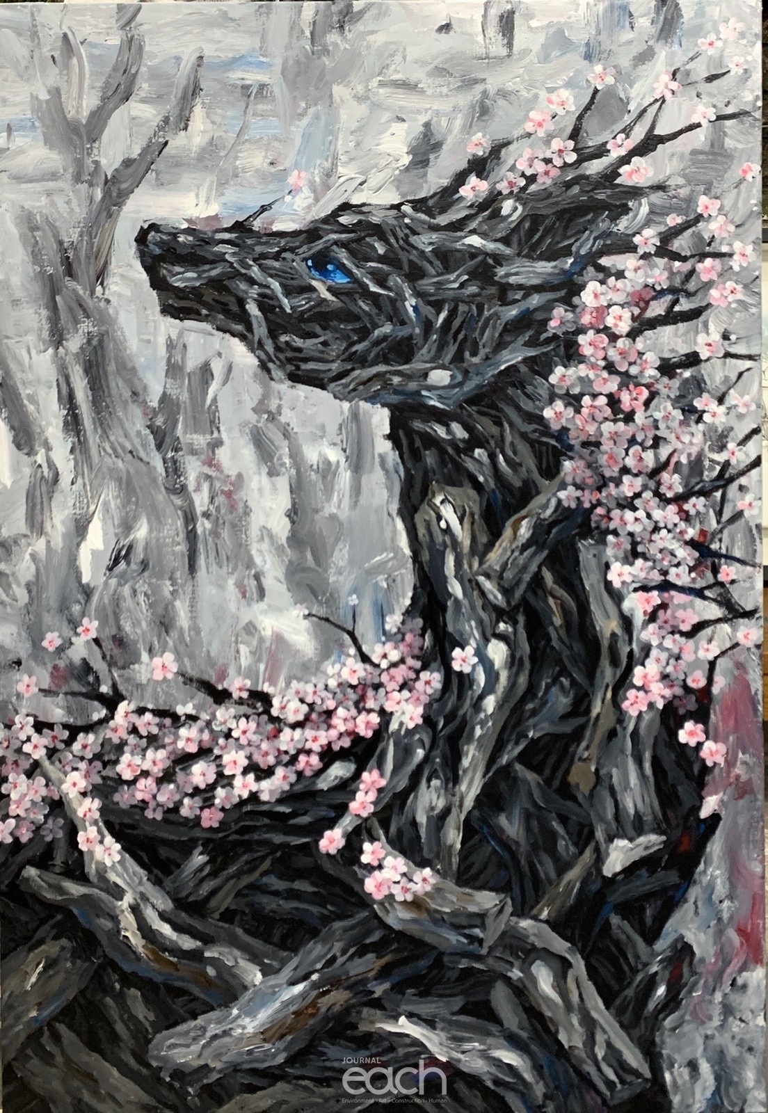 꽃이피다1-50호P2020