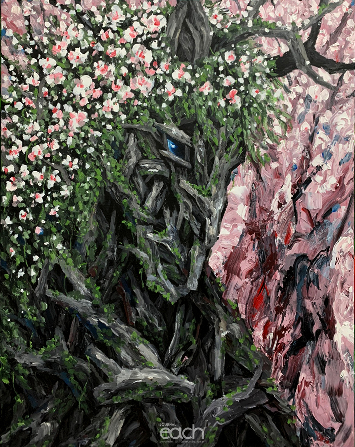 꽃이피다2-50호F(116x92cm) 2020년