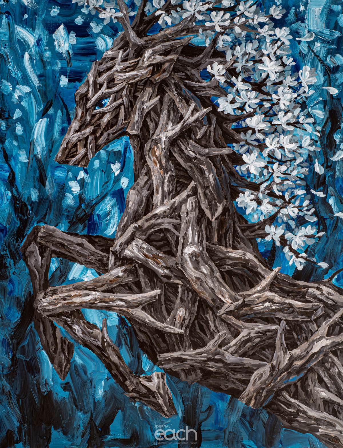 꽃이피다3-50호F(116x92cm)2020년