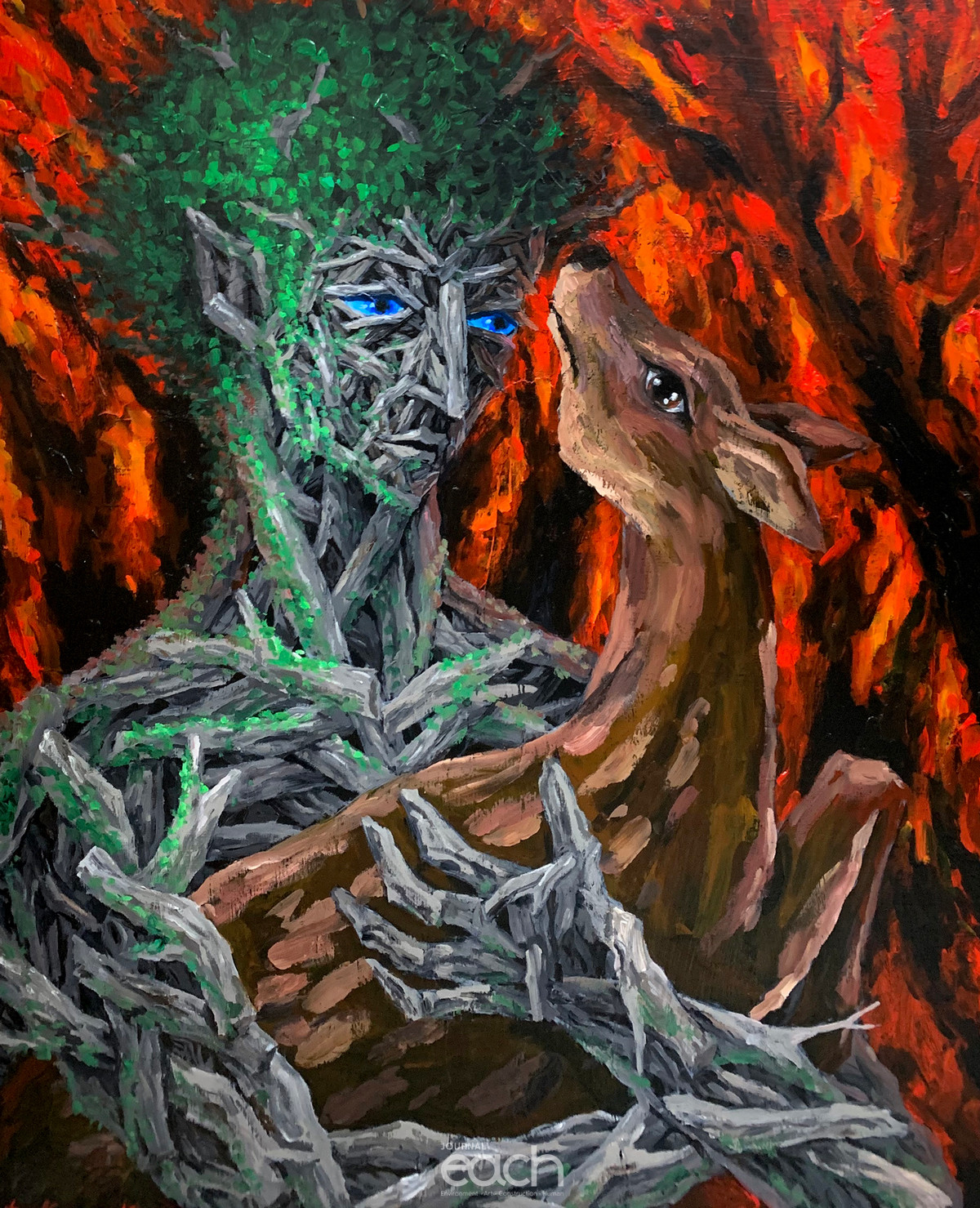 산불-50호F(116x92cm)2020년