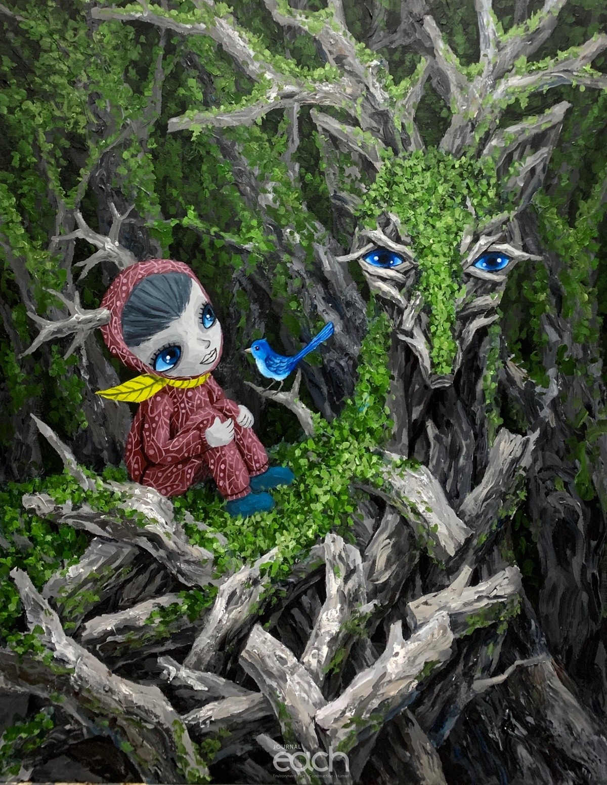 숲속깊은곳에서-50호F(116x92cm)2020년