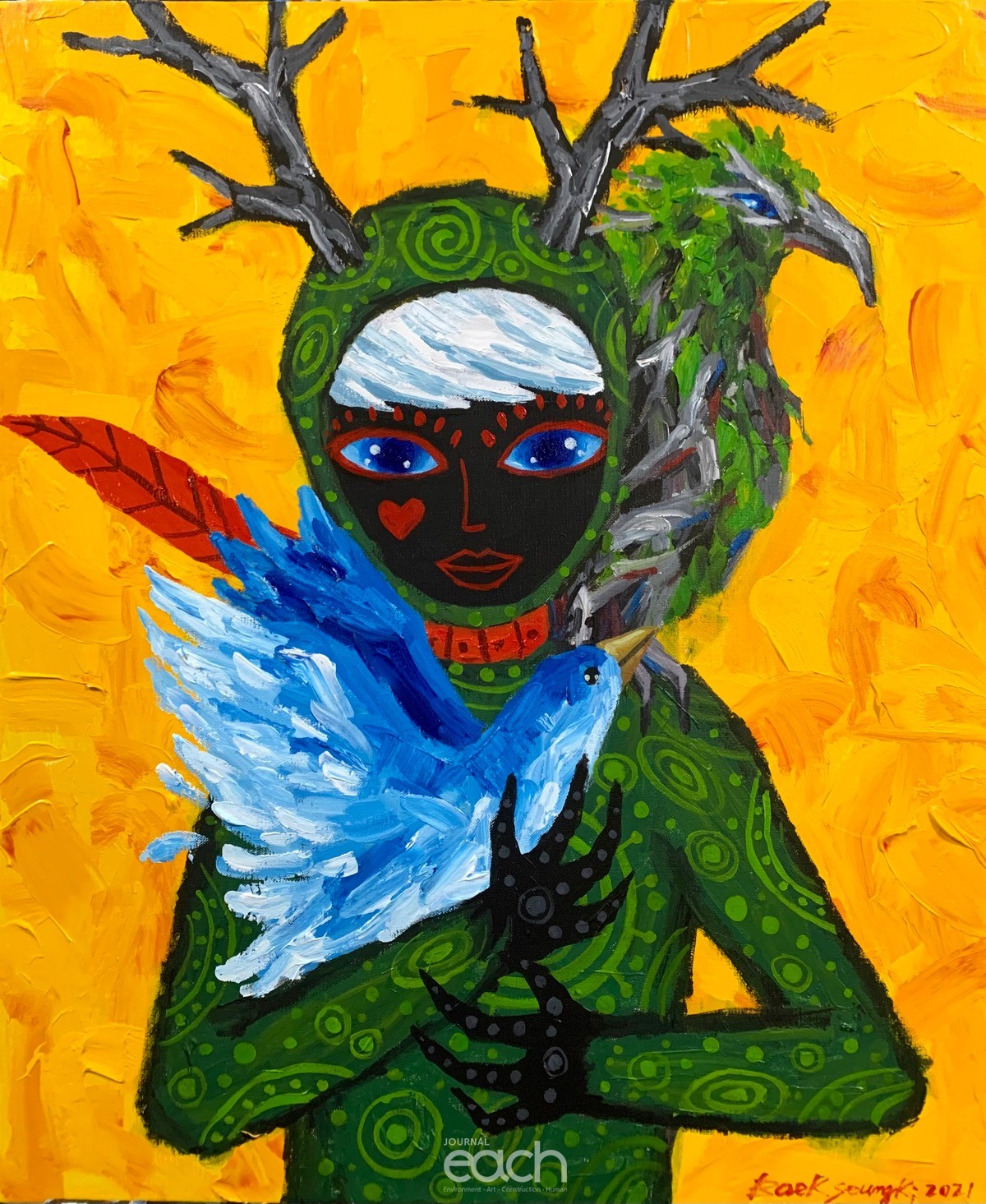 숲의 정령2-20호(53x65cm)2021