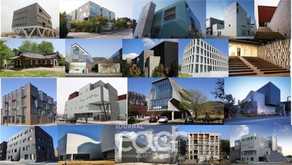 파주 출판도시 안에 있는 건축물들 (자료제공 : 파주시청)