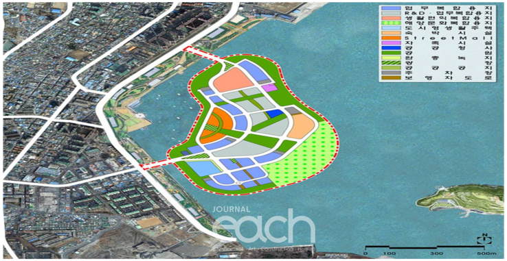 〈그림 3〉  마산해양신도시 건설사업 계획