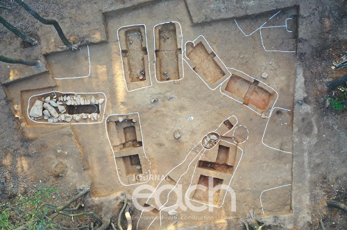 고촌리 고분군 발굴조사 전경 (자료제공 : 부산시립박물관)