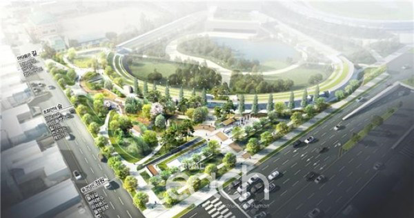 전주종합경기장에 조성될 '정원의 숲' 조감도 (자료제공 : 전주시)