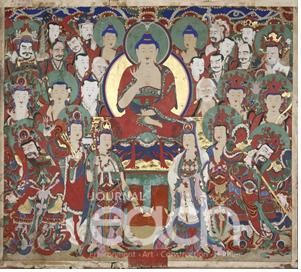 안성 청룡사 아미타여래회도 (자료제공 : 경기도)