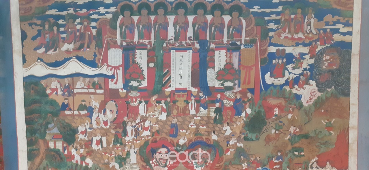 성남 법륜사 명 감로도(자료제공 : 경기도)