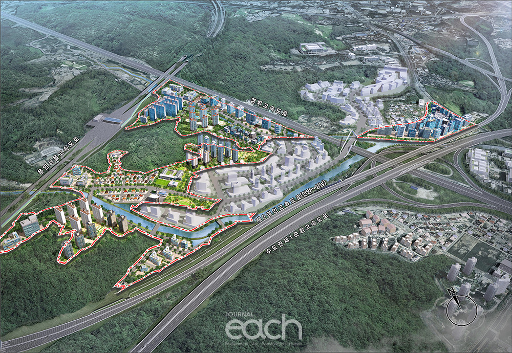 제3판교 테크노밸리 조감도 (자료제공 : 경기도)