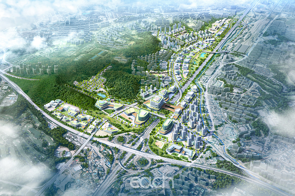 경기용인 플랫폼시티 조감도 (자료제공 : 경기도)