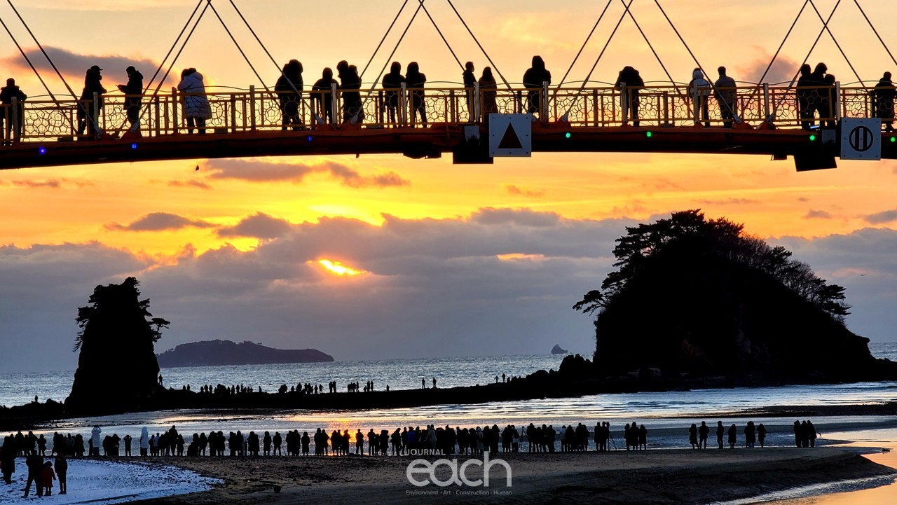 2021년의 마지막 해넘이